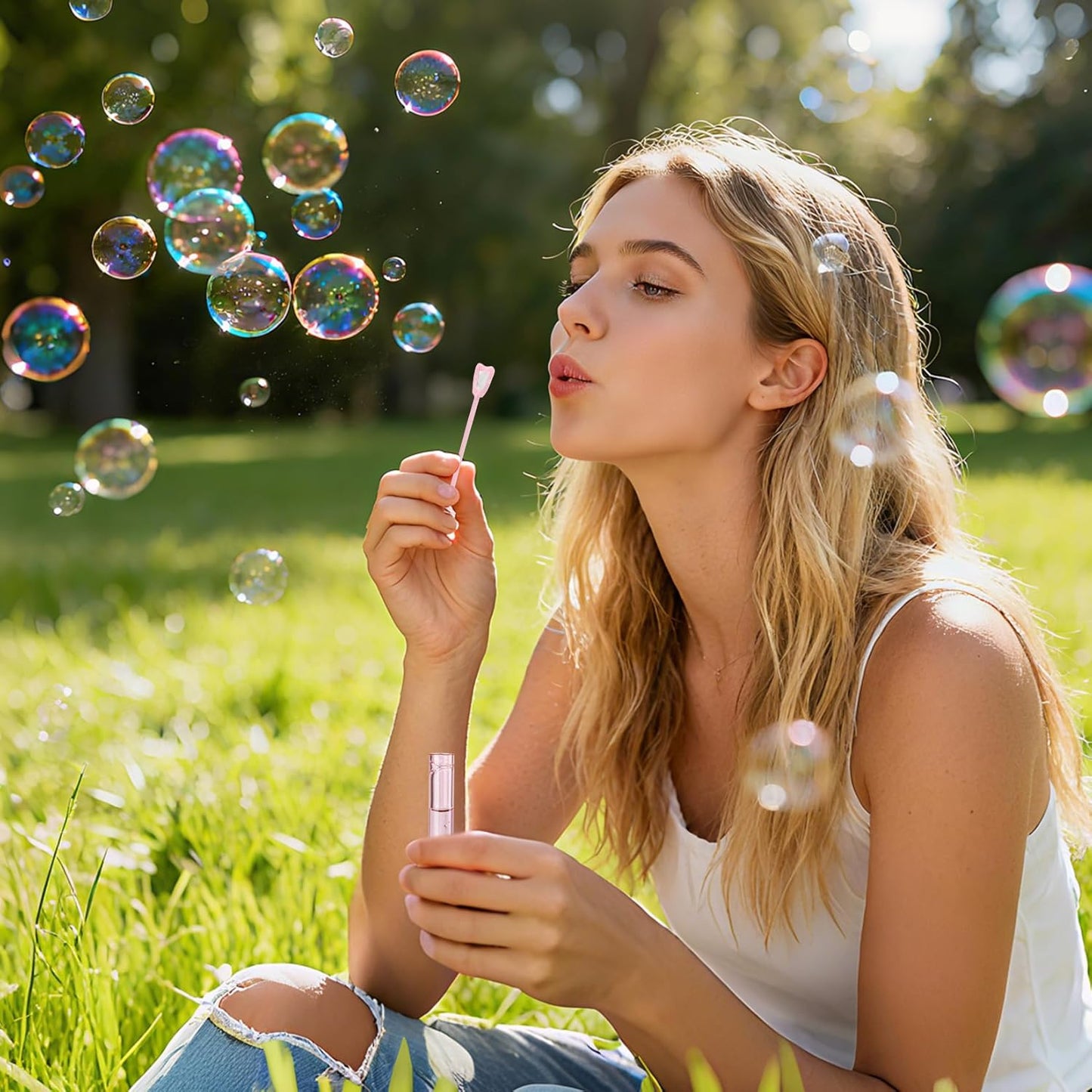 MAQIHAN 30PCS Mini Bubbles Wands Bulk - Bubbles Party Favors,Mini Bubbles Party Favors for Kids,Bubble Bulk for Summer Outdoor Party Themed Birthday Wedding Classroom Carnival Christmas