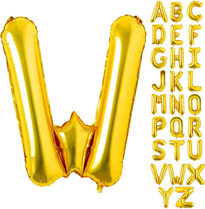 Lovoir 40 Inch Large Gold Letter A Balloons Big Size Jumbo Mylar Foil Helium Balloon for Birthday Party Celebration Decorations Alphabet Gold A
