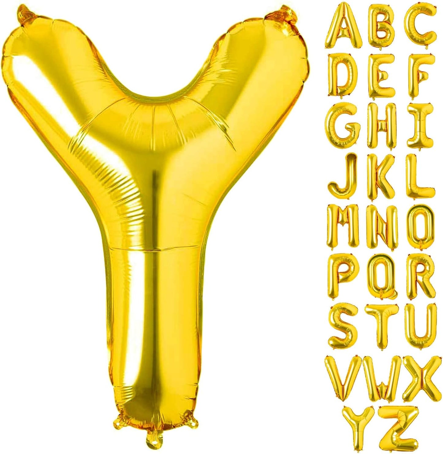 Lovoir 40 Inch Large Gold Letter A Balloons Big Size Jumbo Mylar Foil Helium Balloon for Birthday Party Celebration Decorations Alphabet Gold A