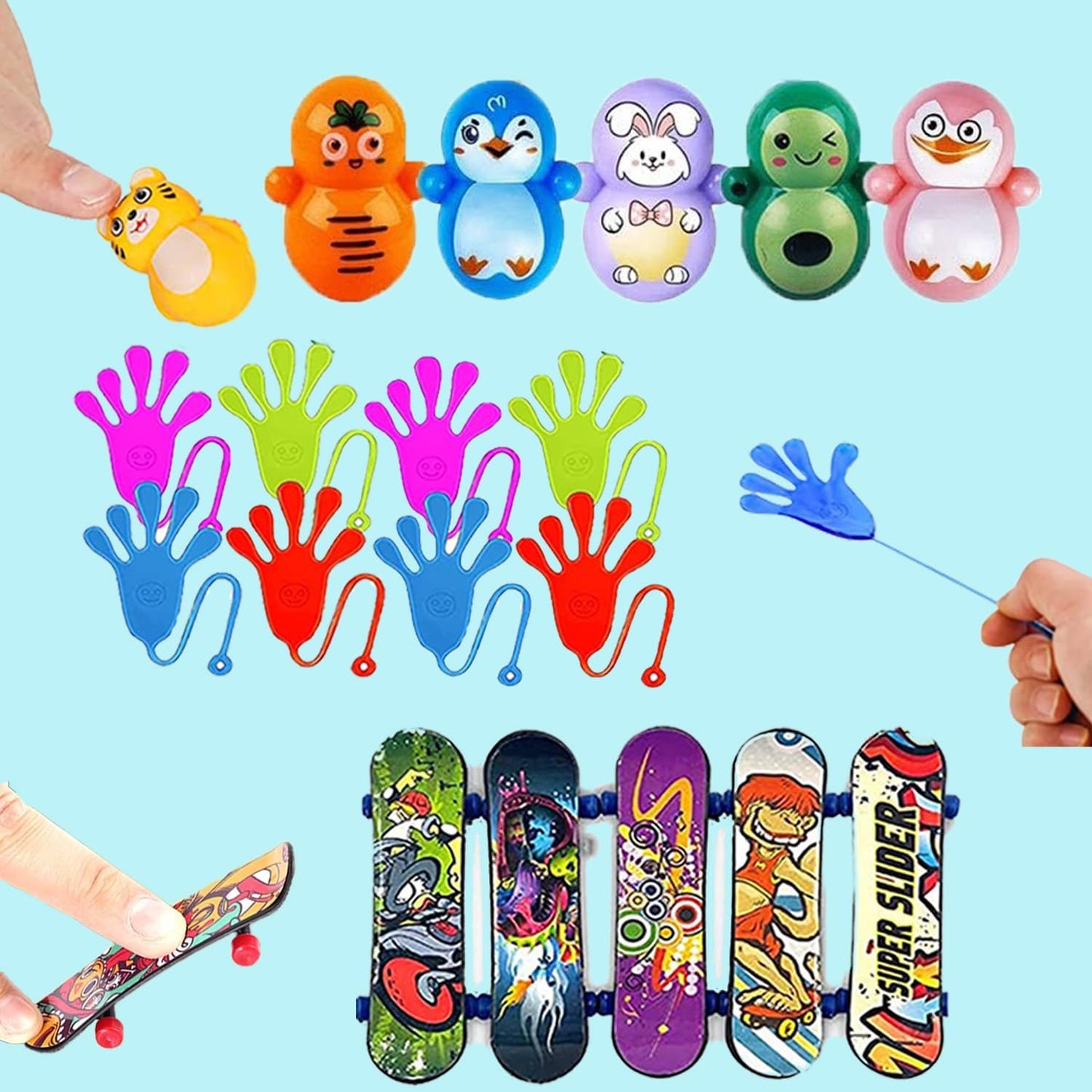 Beilunt 132 Pcs Party Favors Toys for Kids 4-8, Easter Egg Fillers, Assortment Treasure Box Toys for Classroom Prizes,Goodie Bags Stuffers, Pinata Fillers Bulks Small Toys Carnival Prizes