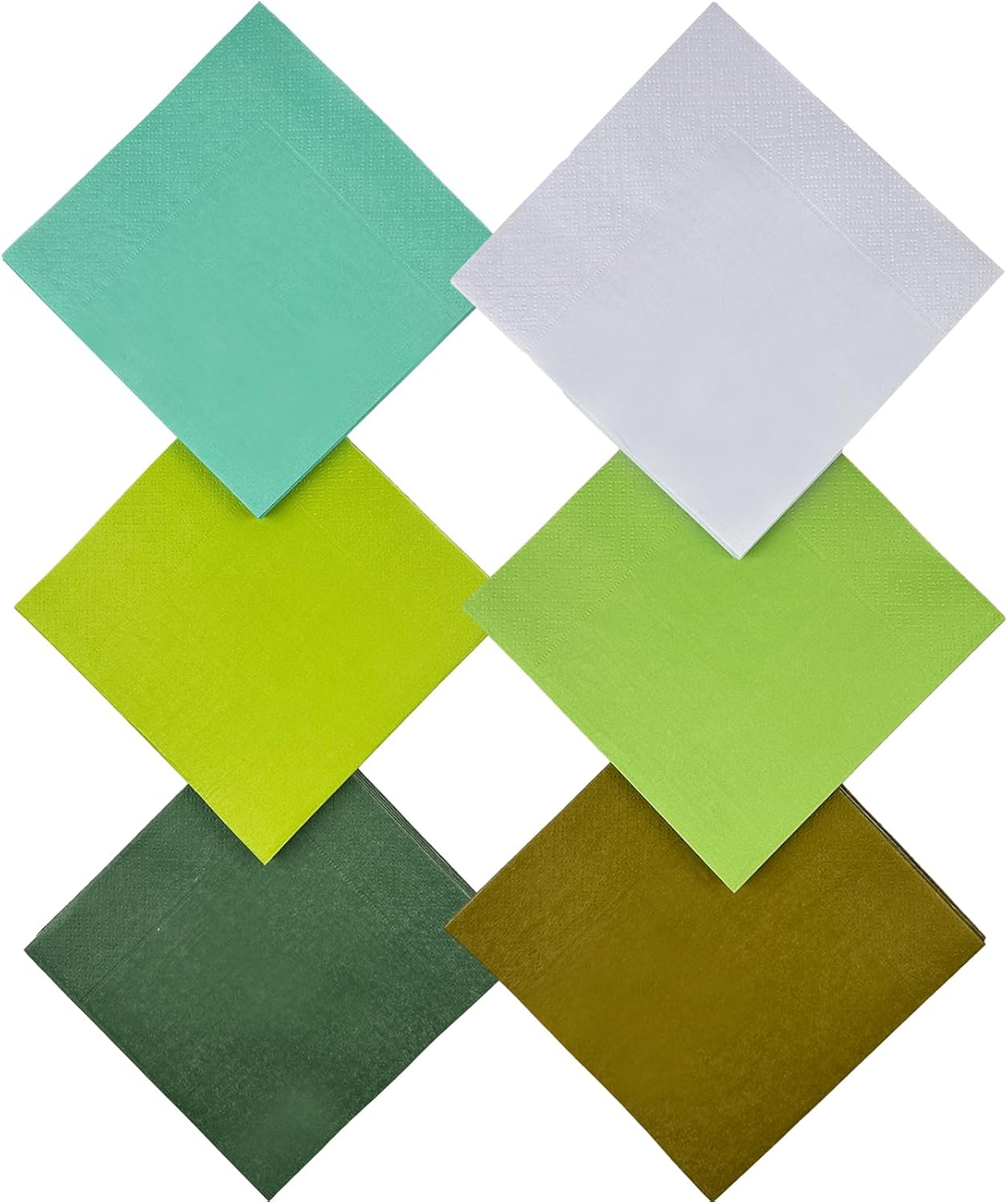 24 colors Cocktail Napkins 5 * 5inch disposable Beverage Napkin paper for Cocktail, Wedding, Dinner，Brithday Party Dessert Wine Paper Napkins（ 120 Count）