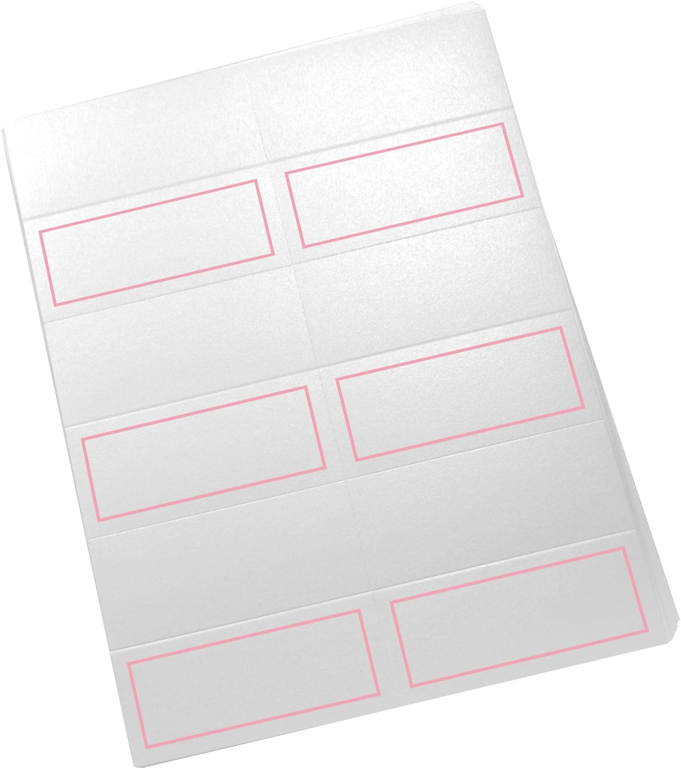 Single Line Border Printable Place Cards, Gold (Choose Color), Set of 60 (10 Sheets), Laser & Inkjet Printers - Wedding, Party, Dinner, and Special Events - Made in the USA