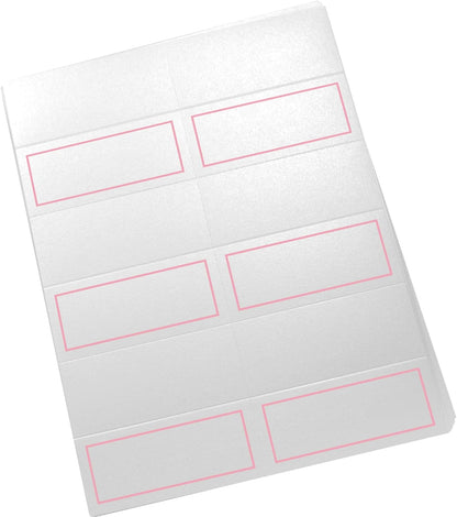 Single Line Border Printable Place Cards, Gold (Choose Color), Set of 60 (10 Sheets), Laser & Inkjet Printers - Wedding, Party, Dinner, and Special Events - Made in the USA