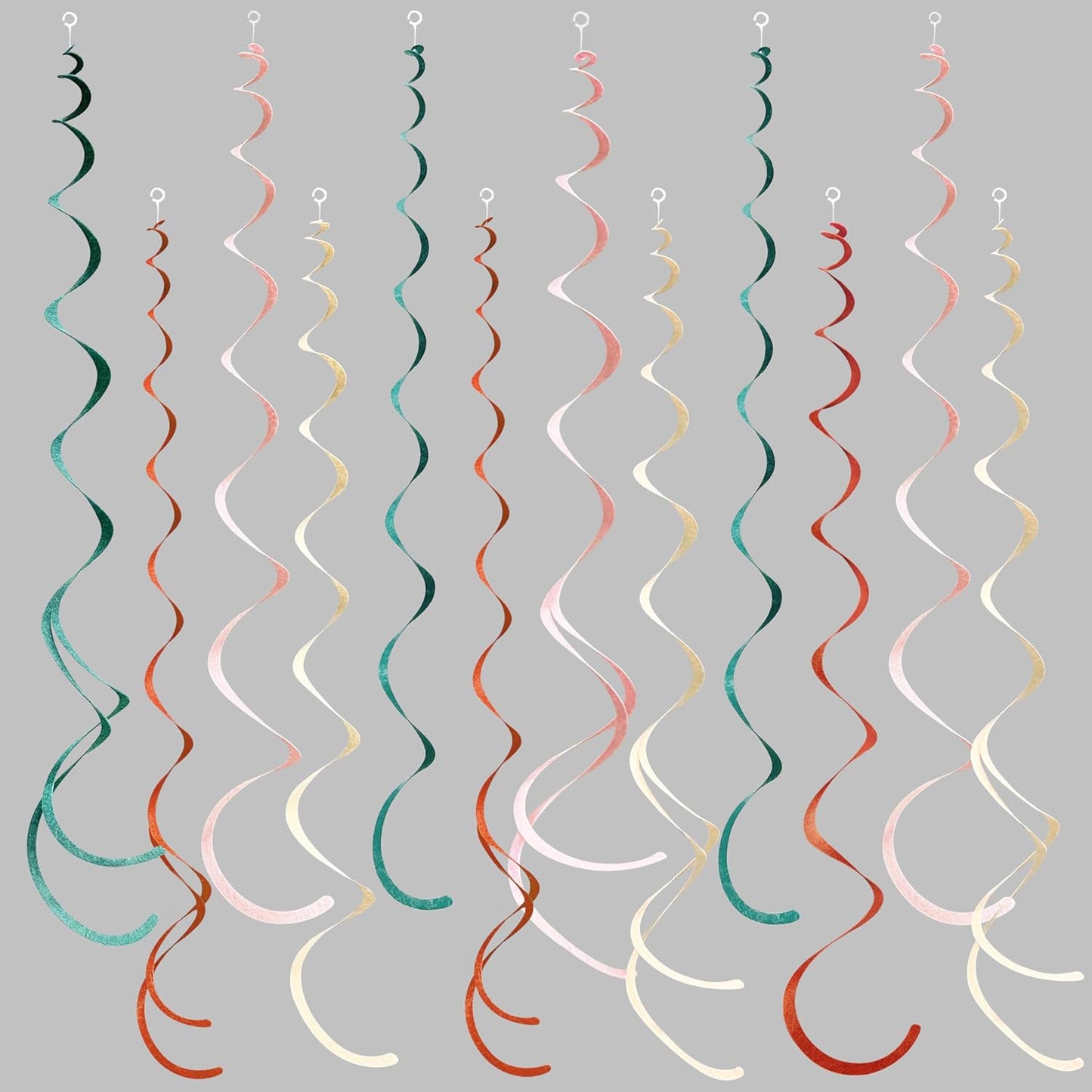 36 Pcs Blue Hanging Swirl Decorations Ombre Royal Blue White Felt Swirl Streamer Spiral Ceiling Garland for Birthday Wedding Baby Shower Graduation Under The Sea Nautical Ahoy Achor Party Supplies