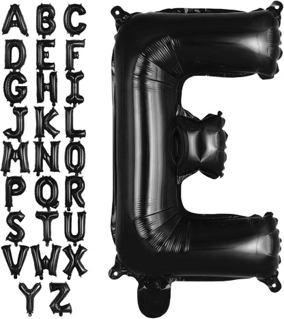 Black Letter A Balloons, 40 Inch Large Foil Letter Balloons, Custom Phrase Balloon for Birthday Party Wedding Anniversary Decoration (Black A)