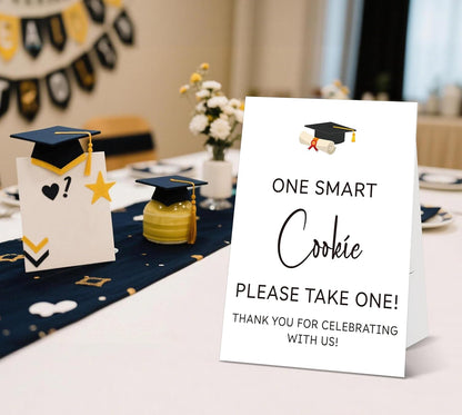 Graduation Tabletop Sign, Guestbook Sign, Include One 8×11 Signs with Holder, Graduation Party Signs for Class of 2026, High School College Grad Decoration - QF02