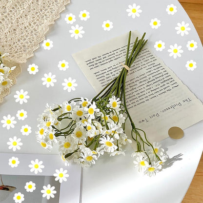 Daisy Confetti Flower Daisy Shape Table Scatters Confetti for Daisy Decorations Wedding Birthday Party Supplies Decorations Flower Party Sets