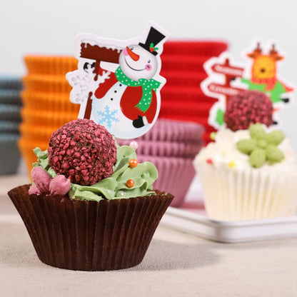 Bake Choice Non-stick 200pcs Standard Cupcake Liners for Baking, Natural, Food-grade Cupcake Wrapper, Greaseproof Parchment Muffin Liners