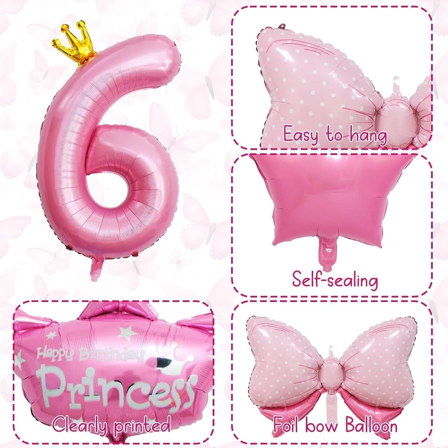 Dinosaur 5th Birthday Decorations, Dinosaur Birthday Party Decorations with Giant Inflatable Dinosaur Balloons 40 Inch Helium Foil Mylar Number 5 Balloons for Dinosaur Theme Birthday Party Decorations