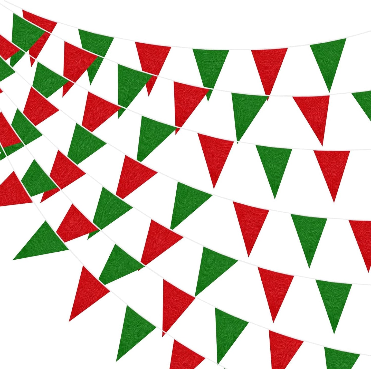Hahafelt 100 Feet Pennant Banners Flags 75 Solid String Triangle Flags for Grand Opening, Carnival Theme Birthday Party Decoration Outdoor Events Classroom Decoration(Pink)