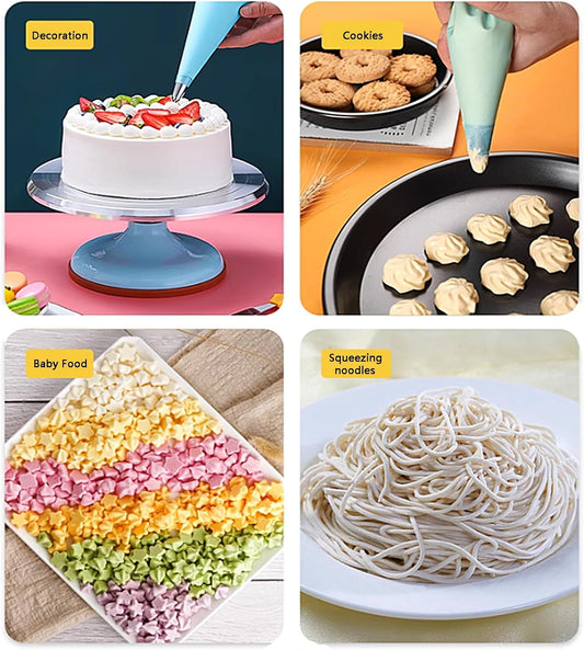Mini Piping Bags, 100pcs Disposable 11.8in Small Piping Bags, Pastry Piping Bags for Cream Frosting, Anti Burst And Non-Slip Thicken Cake Decorating Bags for Cake Decoration and Desserts