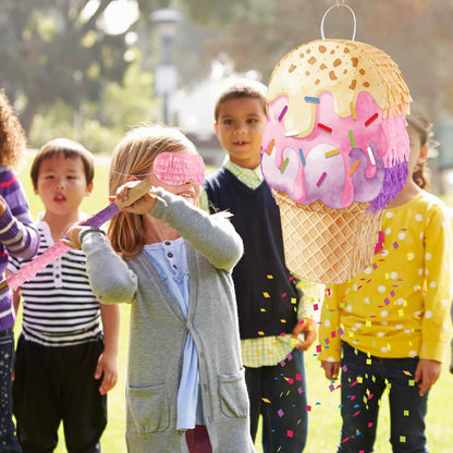 Easter Bunny Pinata Funny Bunny Egg Pinata with Blindfold & Stick for Birthday Decorations Easter Party Supplies Spring Decorations