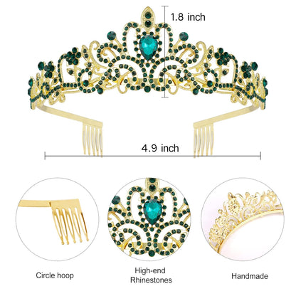 Princess Birthday Tiara - Happy Crown for Girls & Women, Decorative Accessory