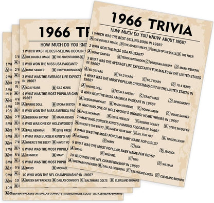 QUPT 40th Birthday Party Games, Movies in 1986 Games, Birthday Party Supplies for Adults, Fun 1986s Party Game，Pack of 30 Cards