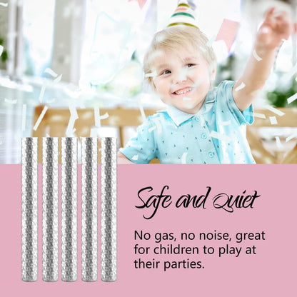BATTIFE 10Pack Colorful Confetti Wands, Confetti Shoot Poppers, Tissue Paper Flick Flutter Sticks for Wedding Celebrations, Anniversary, Birthday Parties, Multi-color 7.8inch