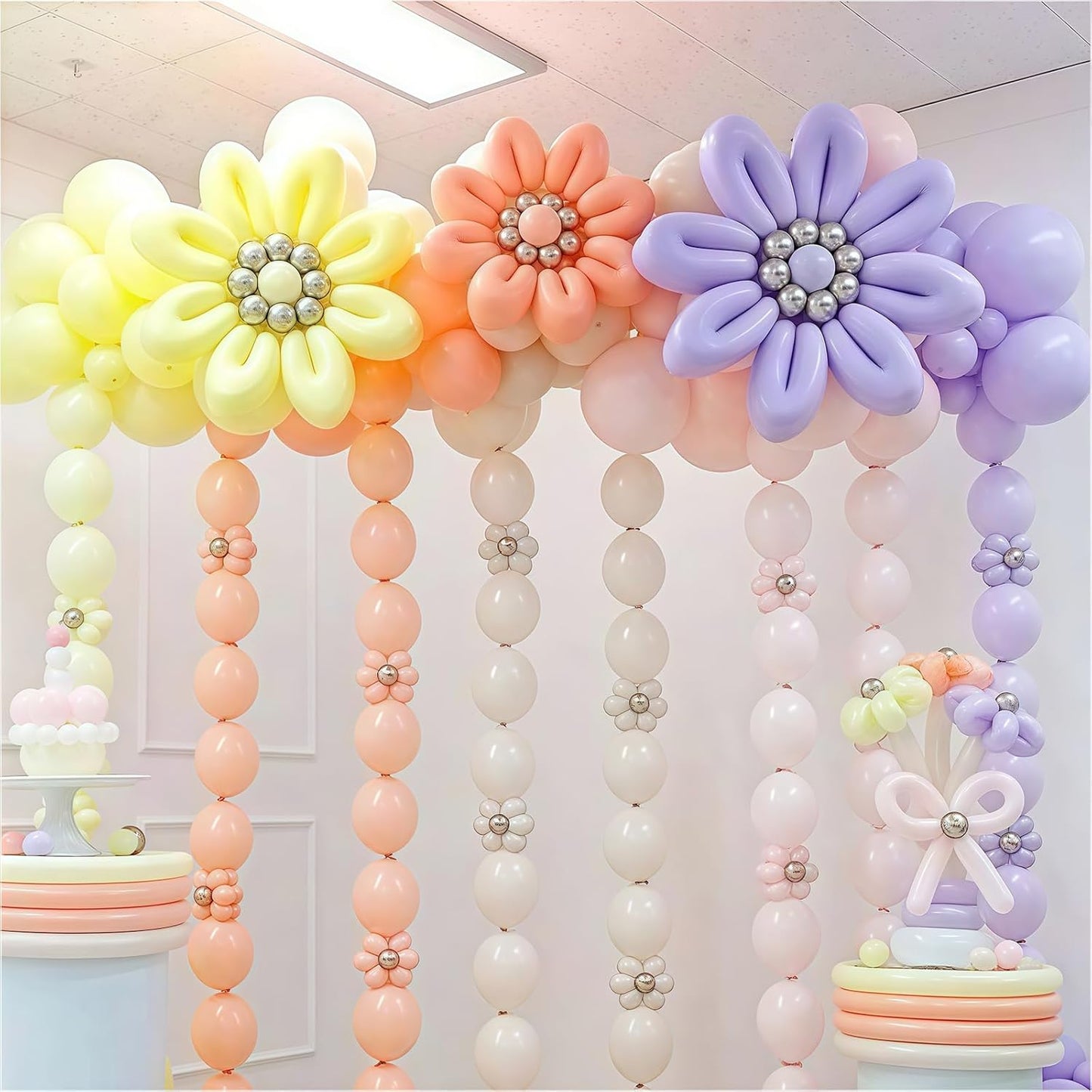Gold Quick Link Balloons, 60PCS Linking for Balloon Wall Arch Chains, 6inch Linkable for Wedding Birthday Baby Shower Engagement Graduation Party Decorations