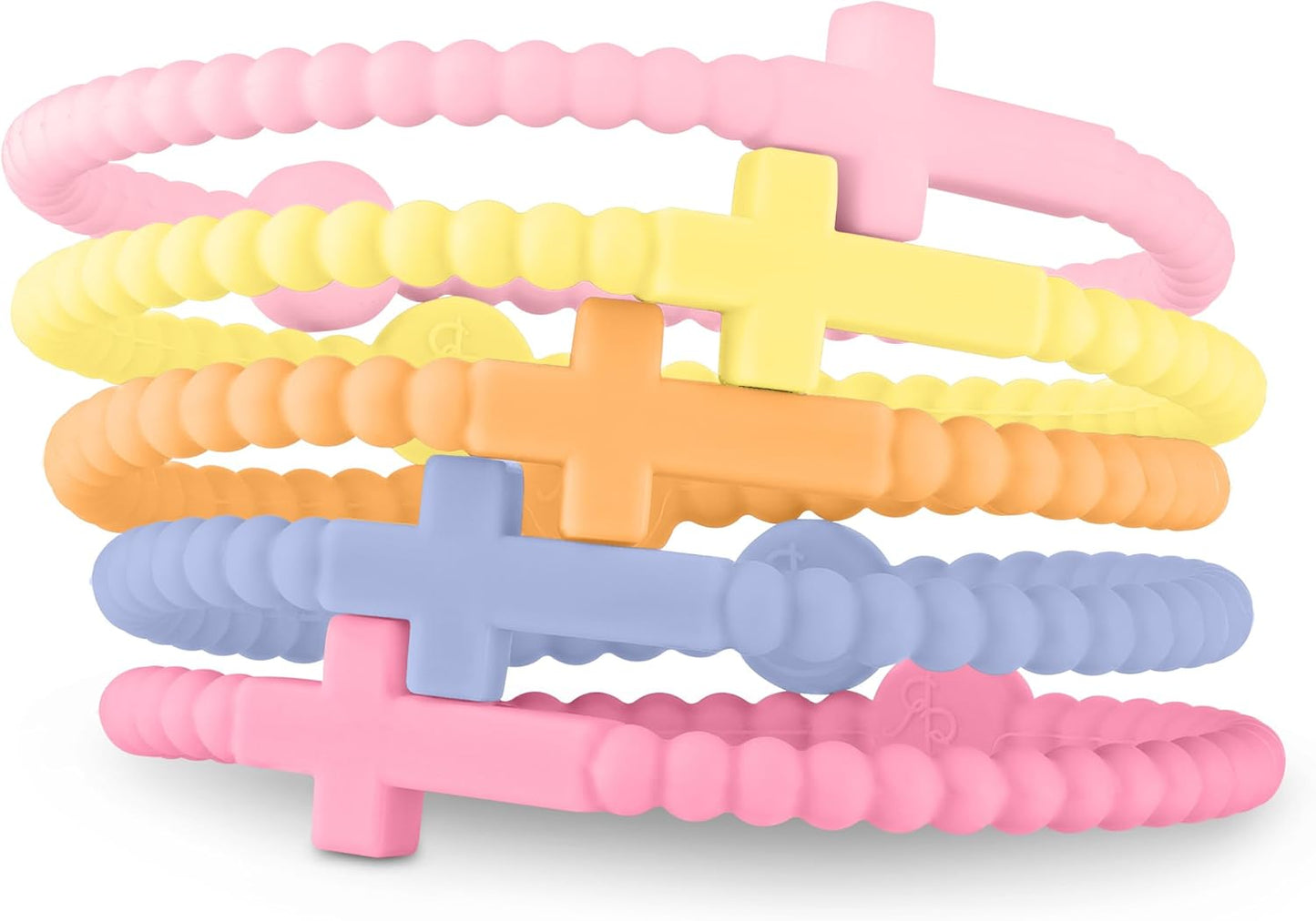 Ryan & Rose Jesus Bracelets - Cross Silicone Bracelet
