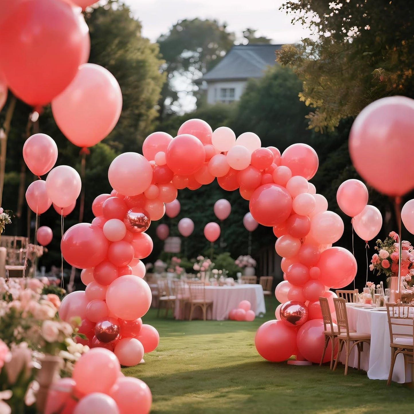 110pcs Black Balloon 12 inch, Black Latex Balloons for Birthday Party Baby Shower Wedding(with 2 Ribbons). - Colors B