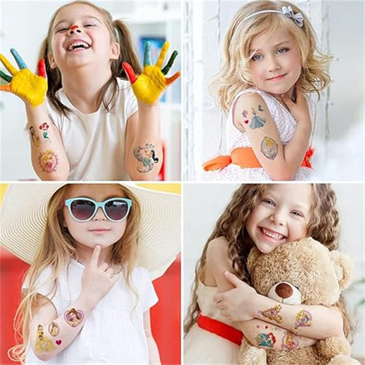 40pcs Temporary Tattoos for Adults,Cute little Princess Party Favors Fake Tattoos Stickers,Birthday Party Supplies,Birthday Decorations Party Game Activities Reward Gifts (gz)