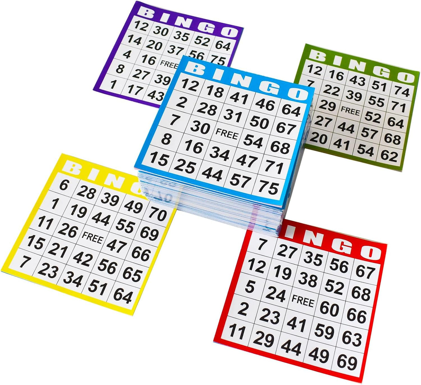 SEETOOOGAMES Bingo Paper Game Cards - 1 Card -100 Books of 10 Sheets