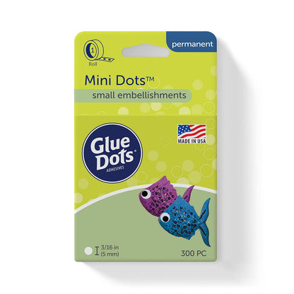Glue Dots, Micro Dots, Double-Sided, Permanent, 1/8", 325 Dots, Diamond Painting Pen Glue, DIY Craft Glue Tape, Sticky Adhesive Glue Points, Liquid Hot Glue Alternative, Clear