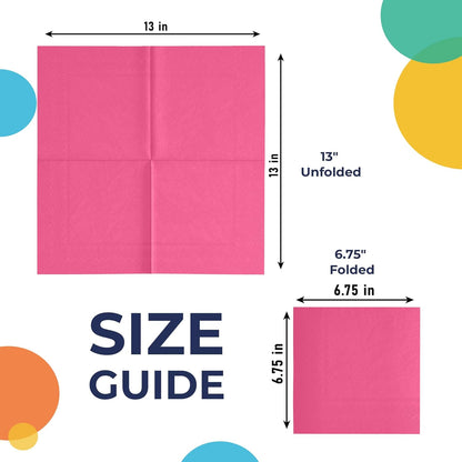 Party Solids Purple Paper Napkins Disposable Everyday 50 Pcs 2 Ply Purple Dinner Napkins Paper Everyday For Parties & Party Supplies