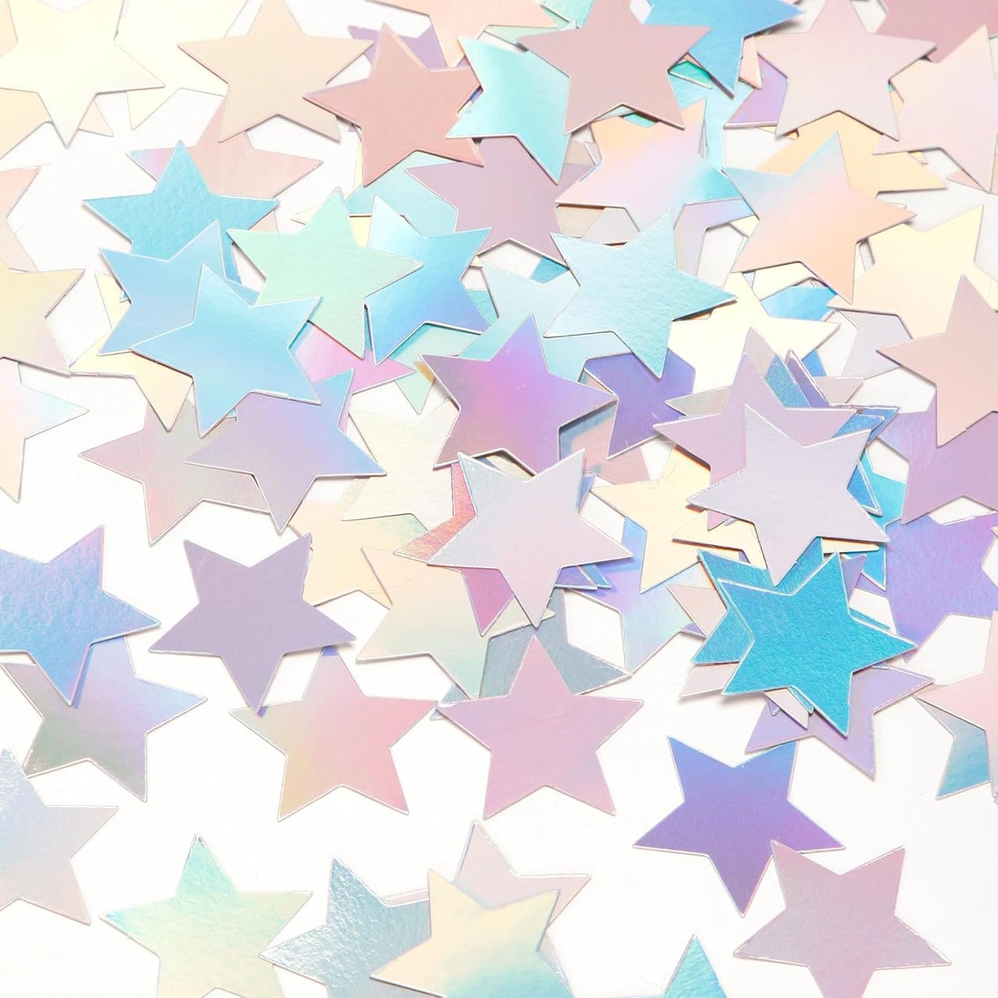 300pcs Navy Blue White Silver Confetti,Glitter Paper decor Twinkle Little Star Table Confetti,Birthday Graduation 2024 Fathers Day Wedding Baby Shower Party Decorations Circle Dots Lasting Surprise