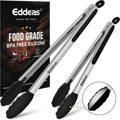 EDDEAS 12 PCS Small Serving Tongs, 4.3" Mini Gold Tongs, Gold Kitchen Tongs for Serving Food, Coffee Bar, Tea Party, Desserts Party and Ice Bucket
