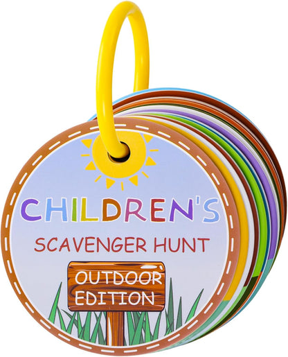 Hoolerry Toddler Scavenger Hunt Cards, Scavenger Hunt Game Preschool Games, Toddler Activity for Toddlers Ages 3 4 5 Children Birthday Gifts(Outdoor Edition)