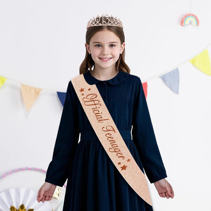 21st Birthday Decorations for Her with 21st Birthday Sash and Crown, Candles Gold, Gifts for 21 Year Old Girls
