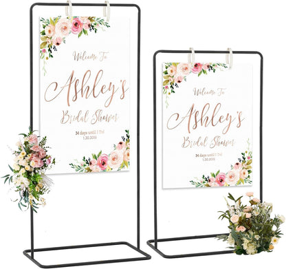 Wedding Welcome Sign Stand, 69" Wedding Sign Holder for Seating Charts ,Welcome to Our Wedding Sign Stand for Event Decor,Welcome Sign Stand for Party to Welcome Guests