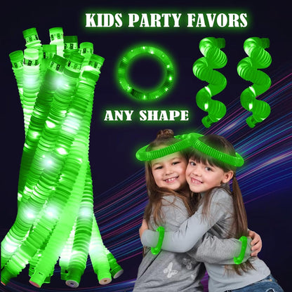 Yellow 12PCS Glow Sticks Stocking Stuffers Party Favors-Glow in The Dark Party Supplies for Kids and Adults, Perfect for Festivals, Birthday Parties, Raves, Concerts, and Camping Decorations