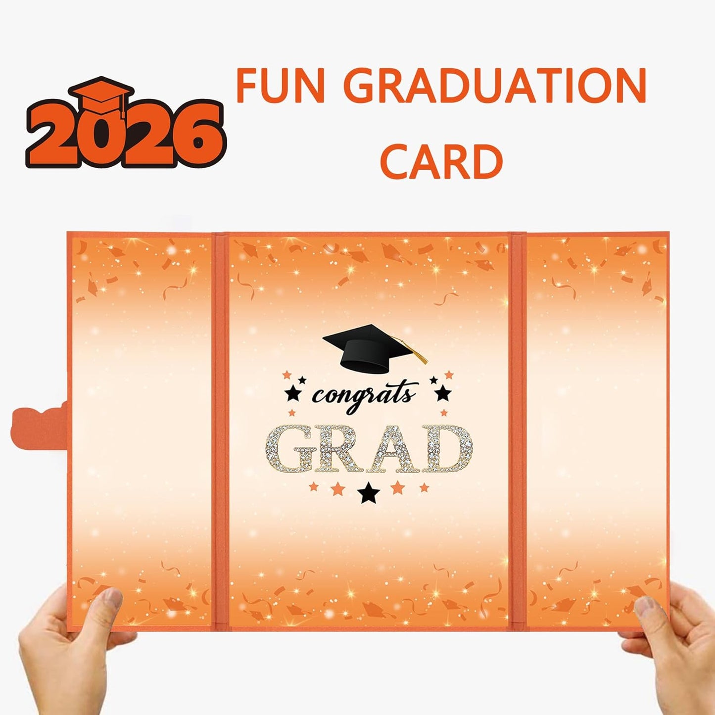 Vlipoeasn 2026 Graduation Guest Book Alternative, Black Gold Class of 2026 Graduation Party Decorations, Graduation Signature Book for 2026 College High School, Unique Graduation Gifts for Friends