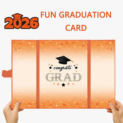 Vlipoeasn 2026 Graduation Guest Book Alternative, Black Gold Class of 2026 Graduation Party Decorations, Graduation Signature Book for 2026 College High School, Unique Graduation Gifts for Friends