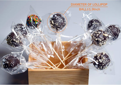 Cello Cellophane Treat Bags,5x7 Inches Clear Cellophane Bags 200 Pcs OPP Plastic Treat Bags with 200 Twist Ties for Gift Wrapping,Packaging Candies,Dessert,Bakery, Cookies, Chocolate,Party Favor