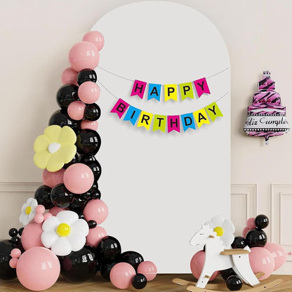 Metal Arch Backdrop Stand 7.2FT+6FT Wedding Arch Backdrop Stand Set of 2 Gold Arch Backdrop Stand for Valentines Day Party Wedding Ceremony Baby Shower Birthday Floral Balloon Decration