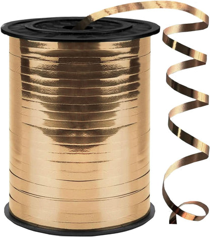 500 Yards Curling Ribbon,1/5 Inch Shiny Black Ribbon,Balloon String, Party Decoration,Ribbons for Florist Flower Bows for Graduation Supplies