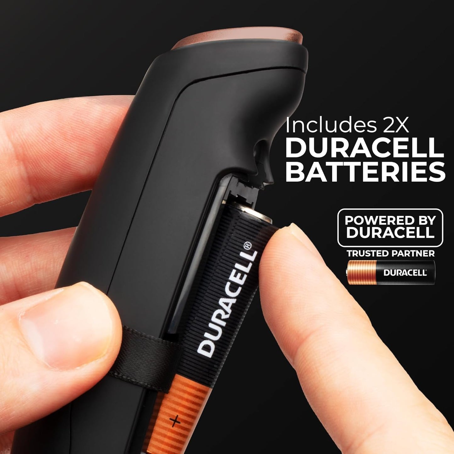 Zulay Kitchen Powerful Milk Frother Wand With Duracell Batteries - Ultra Fast Handheld Drink Mixer - Electric Whisk Foam Maker for Coffee, Lattes, Cappuccino & Matcha - Z1 Motor - Black - Colors B