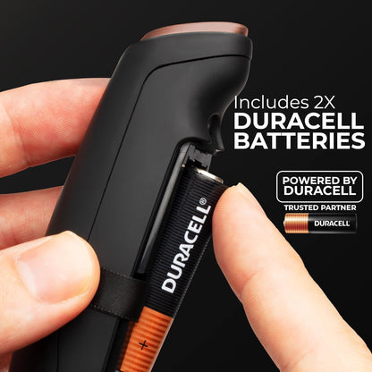Zulay Kitchen Powerful Milk Frother Wand With Duracell Batteries - Ultra Fast Handheld Drink Mixer - Electric Whisk Foam Maker for Coffee, Lattes, Cappuccino & Matcha - Z1 Motor - Black - Colors B