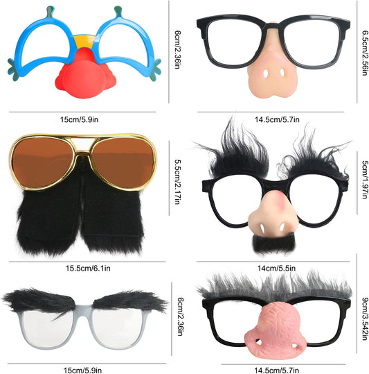 Ocean Line Halloween Glasses - 6 Pairs Fun Halloween Costume Party Favors