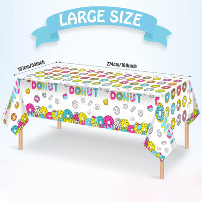 Giant Construction Party Coloring Tablecloth for Kids - Huge Construction Theme Table Cover Large Dump Truck Vehicle Painting Poster for Children Birthday Party Supplies 54x108 Inch