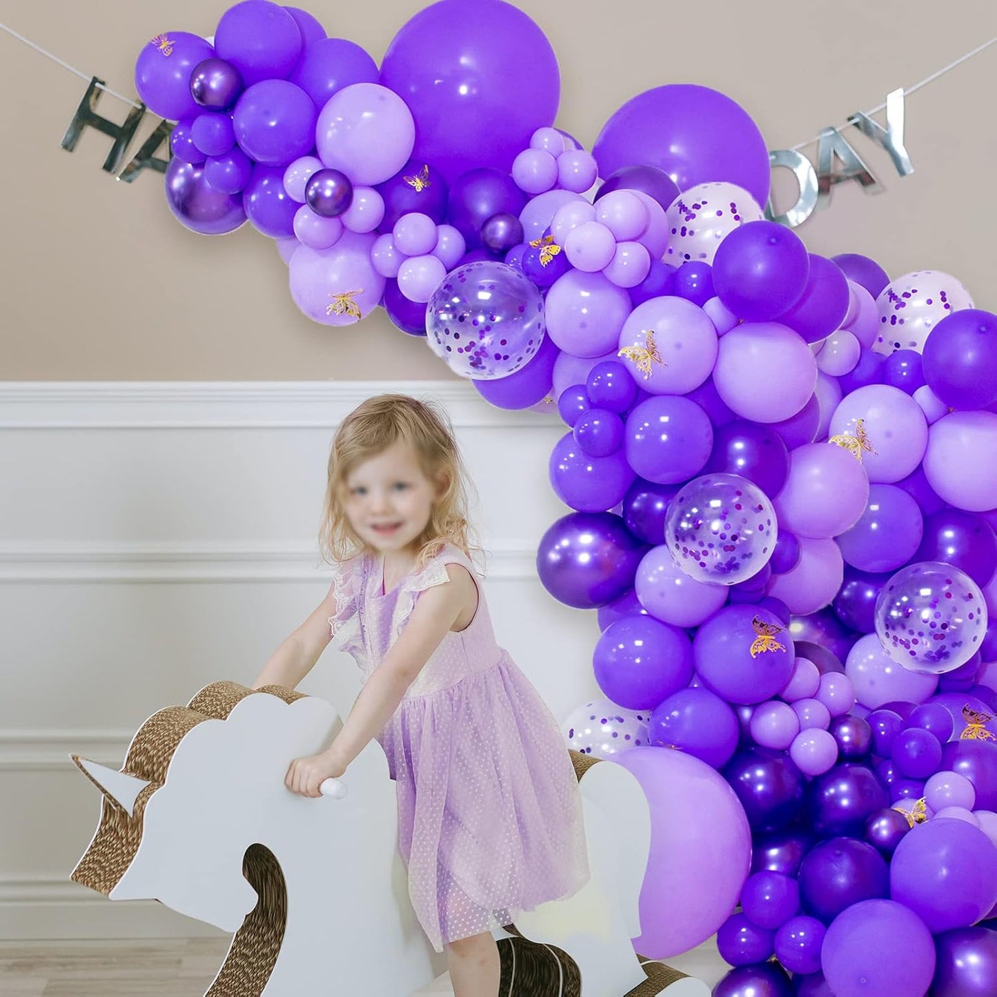 110pcs Black Balloon 12 inch, Black Latex Balloons for Birthday Party Baby Shower Wedding(with 2 Ribbons). - Colors B