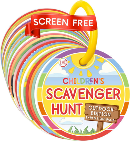 Children's Scavenger Hunt | Toddler Activities | Games for 2, 3 Year Old's & Up | Kids Educational Scavenger Hunt Cards (Outdoor Edition)