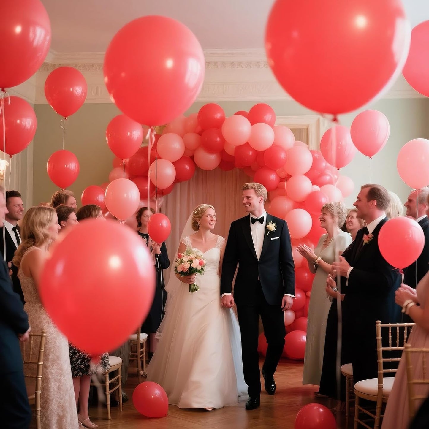 110pcs Black Balloon 12 inch, Black Latex Balloons for Birthday Party Baby Shower Wedding(with 2 Ribbons). - Colors B