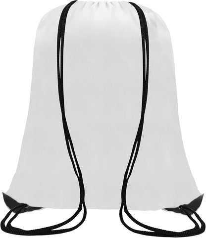 20 Colors Drawstring Backpack Bags Sack Pack Cinch Tote Sport Storage Polyester Bag for Gym Traveling