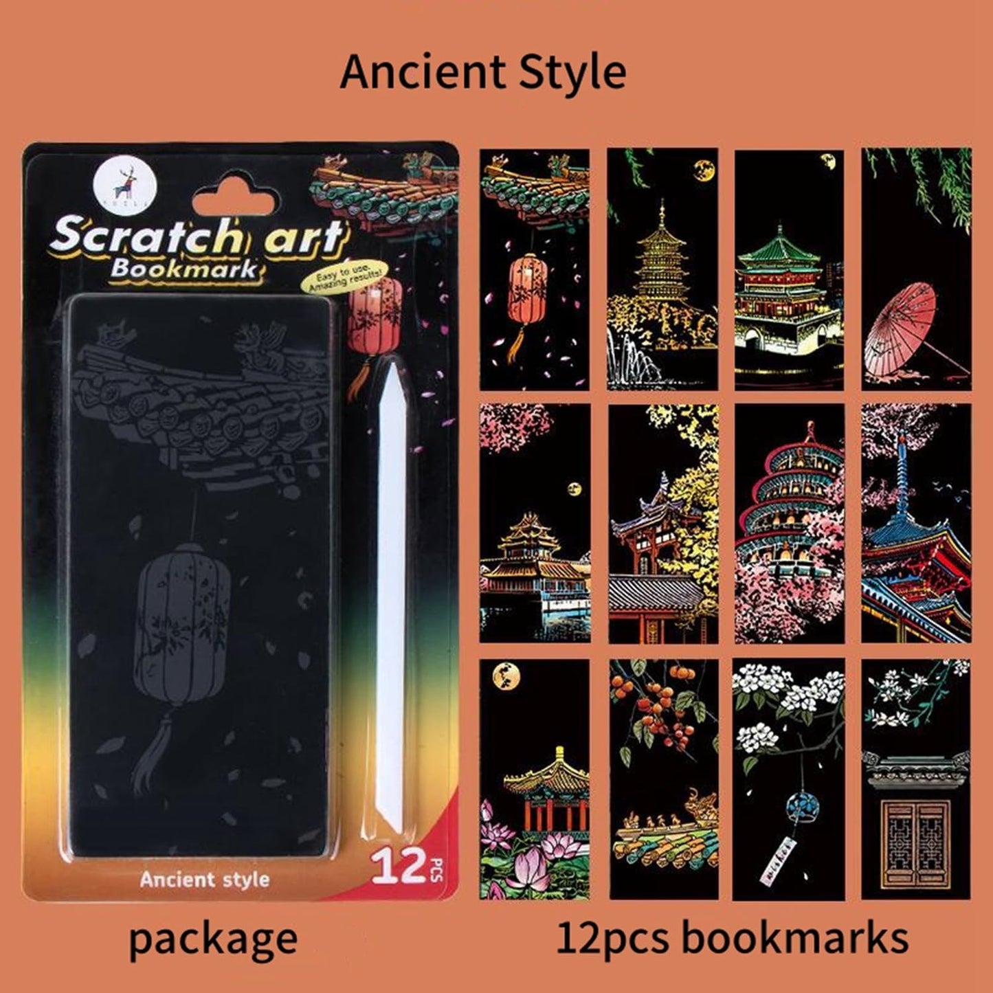 Georgie Porgy Scratch Paper Art Set for Kids Adults Magic Rainbow Scratchboards for DIY Arts and Crafts Kits Christmas Birthday Gift with Scratching Tools Kit (A4-Noctilucent Whale + Sea World)