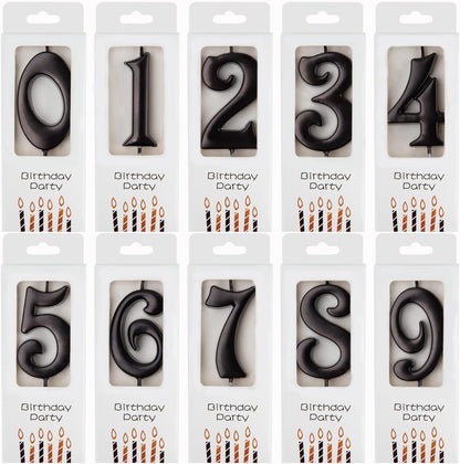 PHD CAKE 10-Count 0-9 Gold Number Birthday Candles, Number One Birthday, Gold Number Candles, Party Celebration, Baby Showers