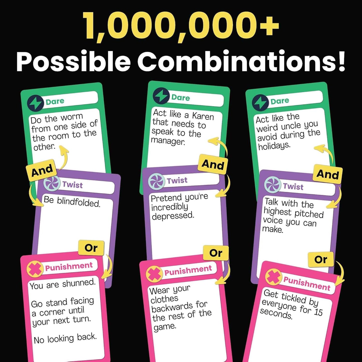 Punish Me, Daddy Zombie Ghost Games Card Game for Adults - Fun Inappropriate Party Game for Game Night Groups, Parties, Birthdays, Bachelor/Bachelorette Parties - Dirty NSFW Drinking Game Gift - 18+