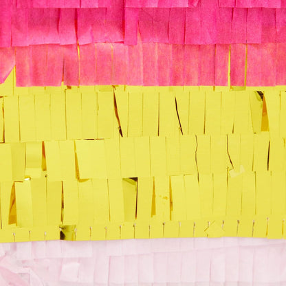 Number 5 Pinata, Pink and Gold Foil for Girls 5th Birthday Party Decorations (Small, 16.5 x 11.6 x 3 In)