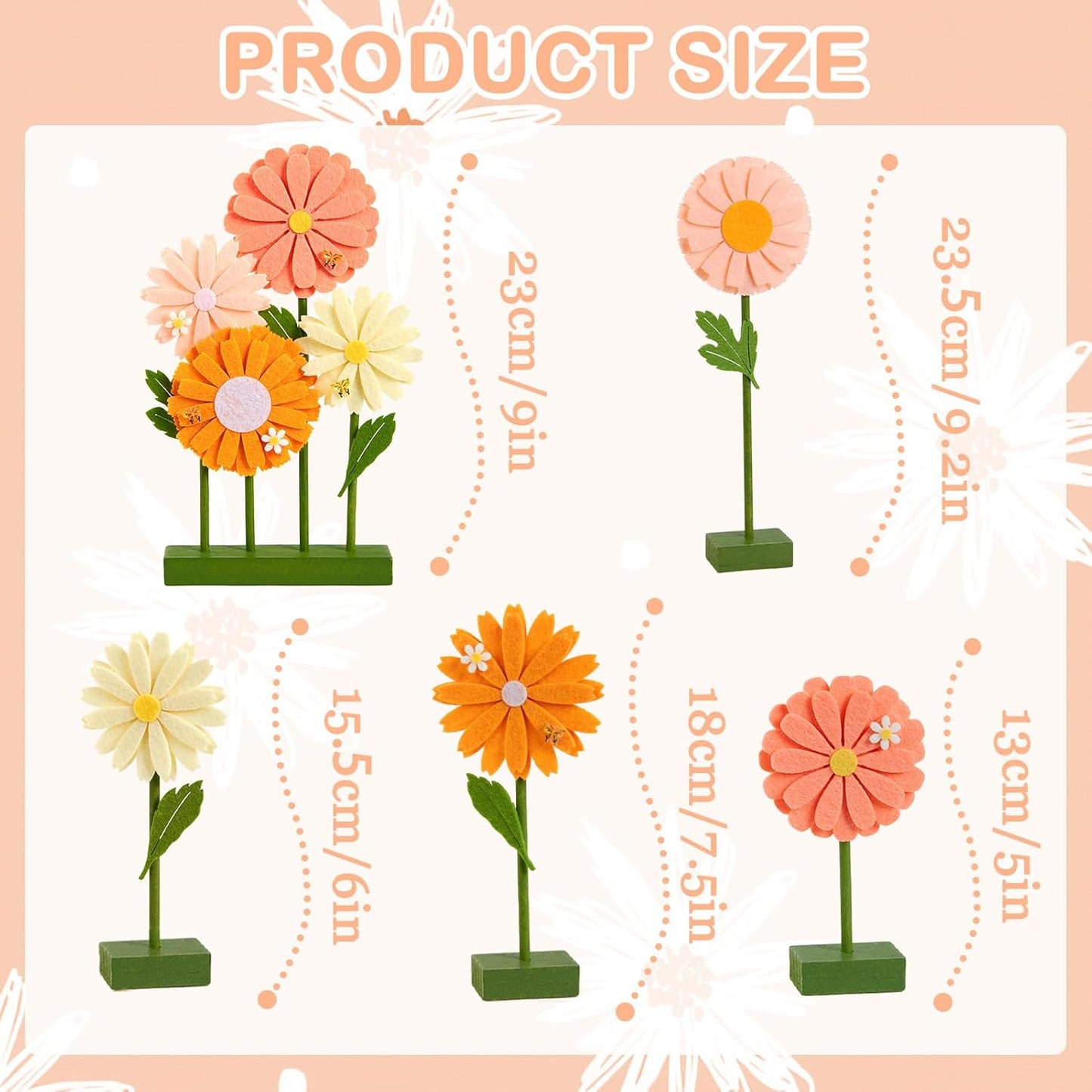 SUNBEAUTY 4PCS Honey Bee Honeycomb Centerpieces Decorations Yellow Bee Honeycomb Table Centerpieces with Sunflower Stickers for Baby Shower Birthday Gender Reveal Birthday Decoration